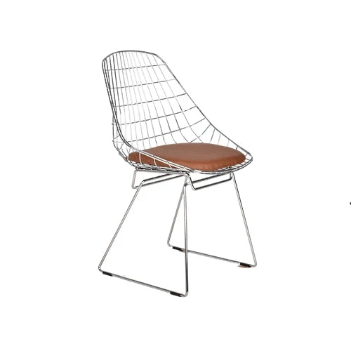 Pastoe Wire Chair chroom cognac