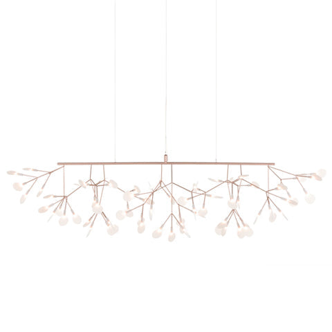 Heracleum linear hanglamp koper