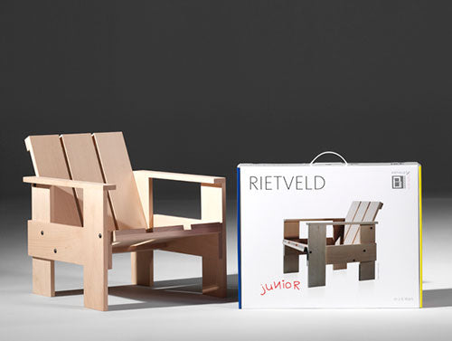 Rietveld Junior kratstoel naturel eikenhout