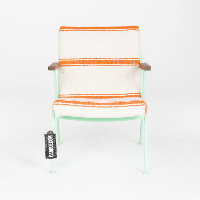 Ahrend oase fauteuil mina abouzhara groen oranje