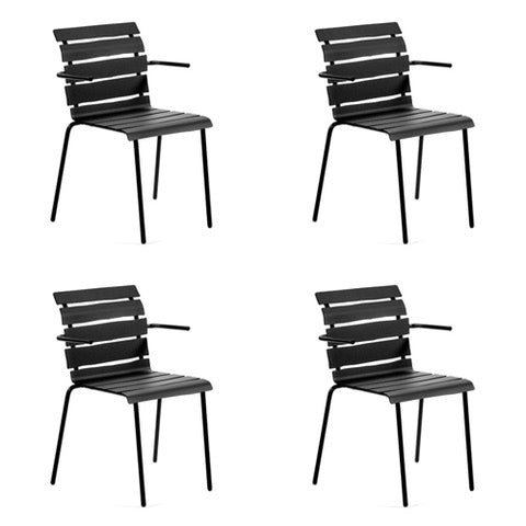 Maarten Baas Aligned armchairs zwart