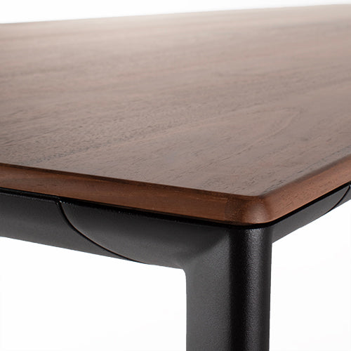 Arco shift 280cm x 105cm walnoot tafel zwart