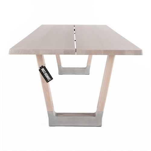 Arco base tafel white wash wit