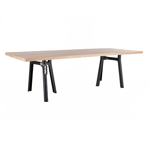 arco trestle tafel zwart eiken
