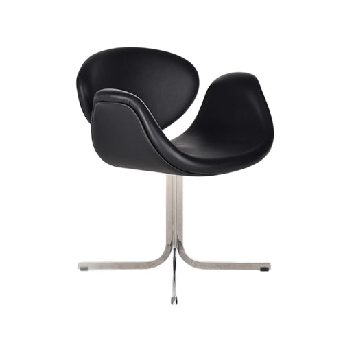 Artifort Little Tulip stoel zwart leder