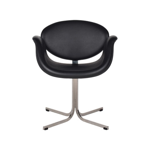 Artifort Little Tulip stoel zwart leder