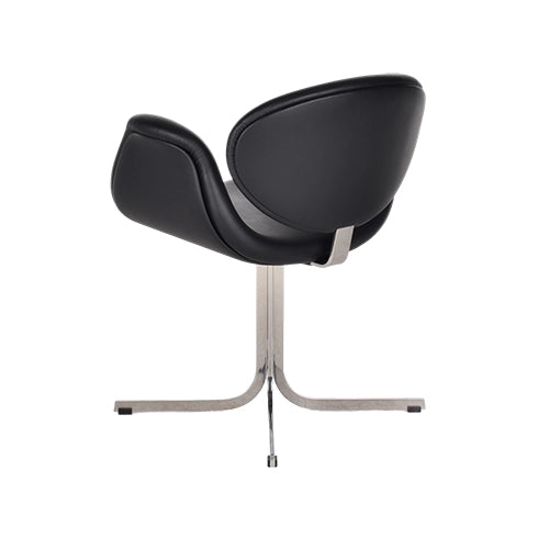 Artifort Little Tulip stoel zwart leder