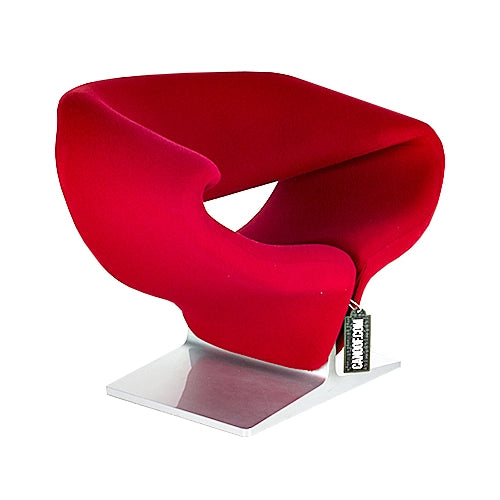 Artifort Ribbon fauteuil rood