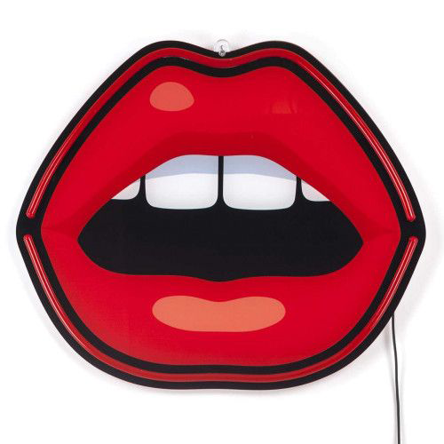 Seletti blow mond wandlamp rood
