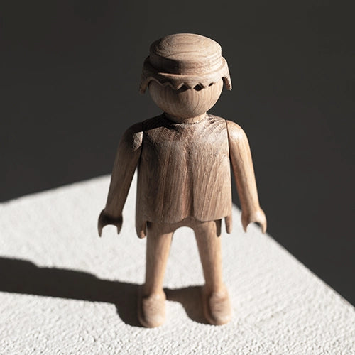 Boyhood Playmobil man eikenhout