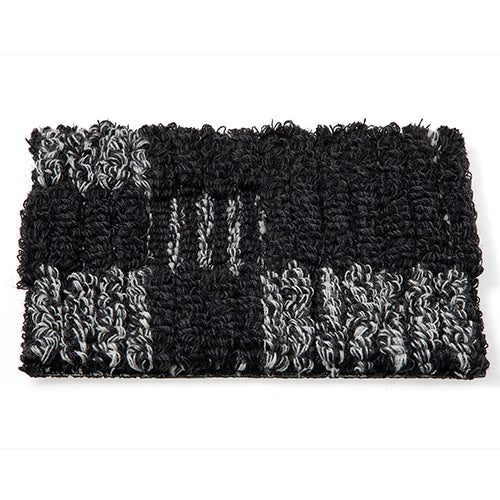 CS Rugs Pixelated QR antraciet vloerkleed zwart wit