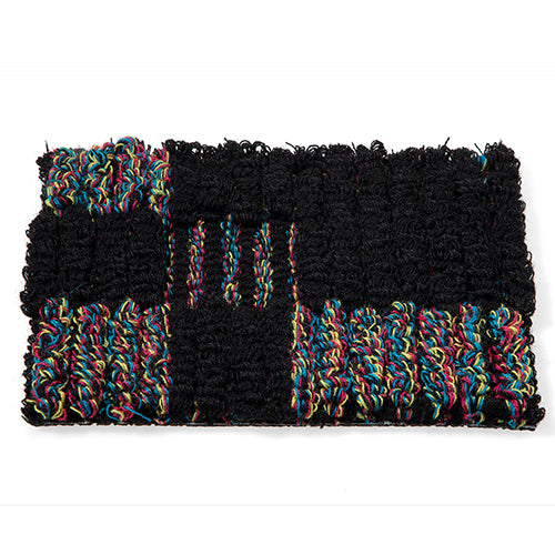 CS Rugs Pixelated QR vloerkleed zwart gekleurd