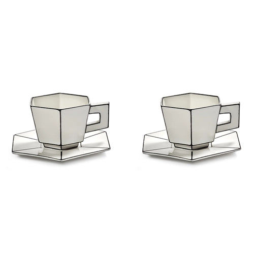 Annebet philips cappuccino kop set wit