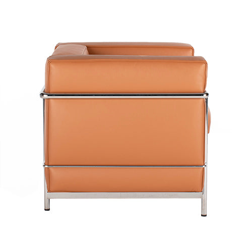 Cassina 2 fauteuil grand confort petit modele cognac leder