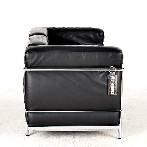 cassina LC2 2-zits bank zwart leder