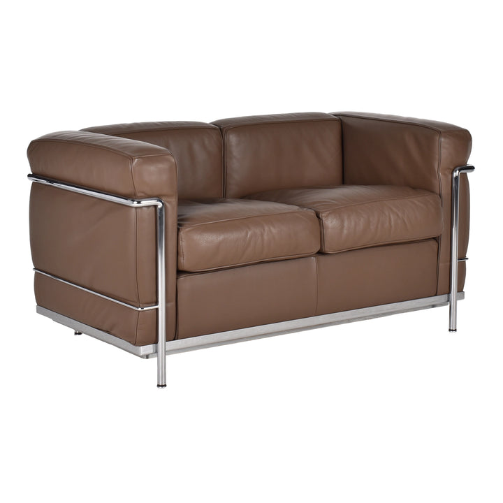 Cassina LC2 bank bruin leder 