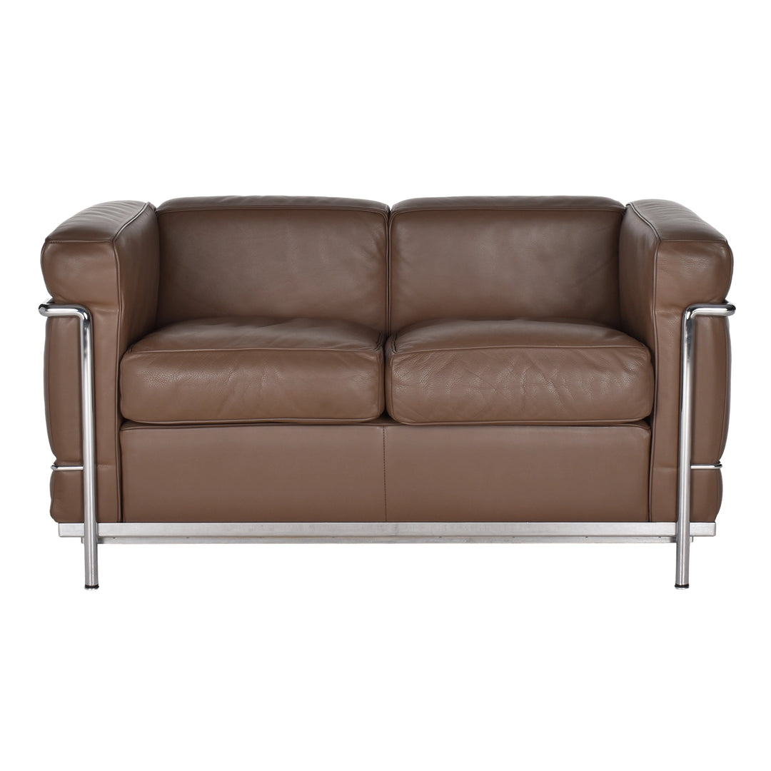 Cassina LC2 bank bruin leder 