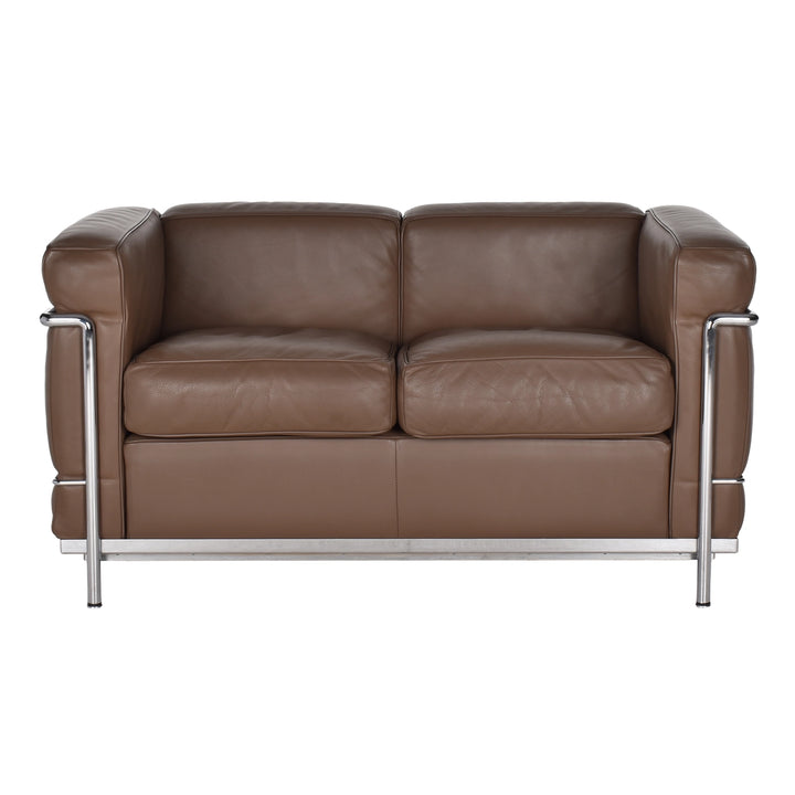 Cassina LC2 bank bruin leder 