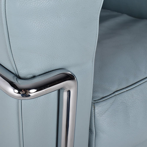 Cassina LC2 fauteuil lichtblauw
