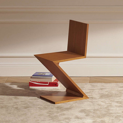 Cassina Zig-zag chair kersenhout