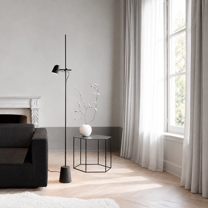 Luceplan Counterbalance vloerlamp zwart