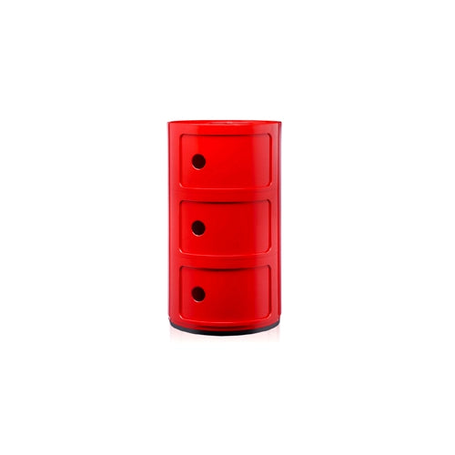 Kartell Componibili kast 3 vakken rood