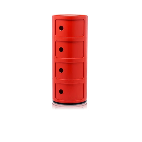 Kartell Componibili kast 4 vakken rood