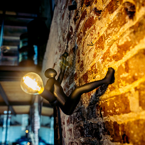 Werkwaardig Climber lamp zwart