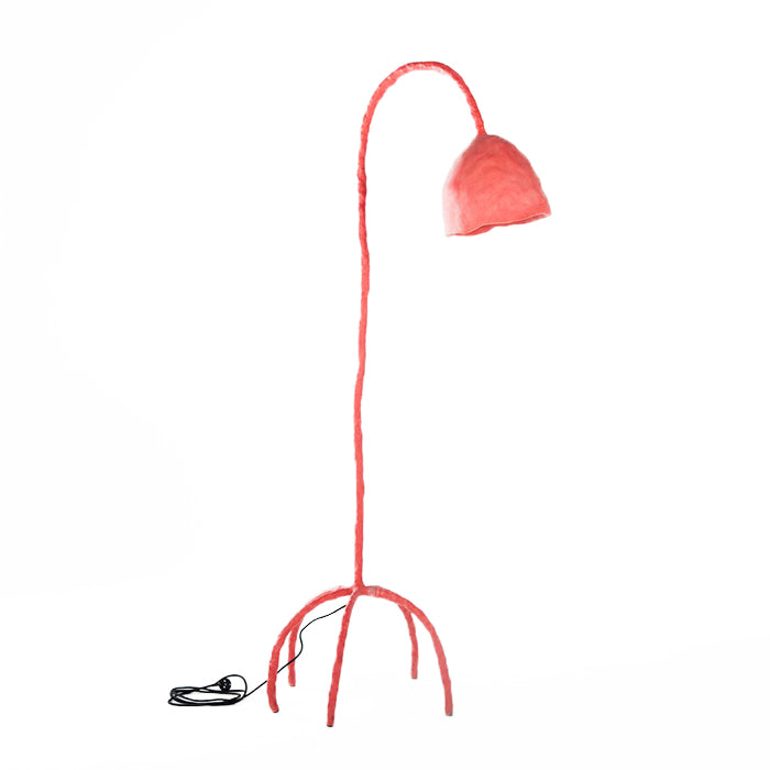 Maarten Baas Plain Clay Floor Lamp rood