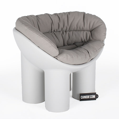 Driade Roly Rolt fauteuil lichtgrijs