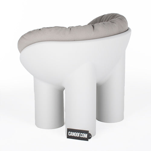 Driade Roly poly fauteuil stoel lichtgrijs