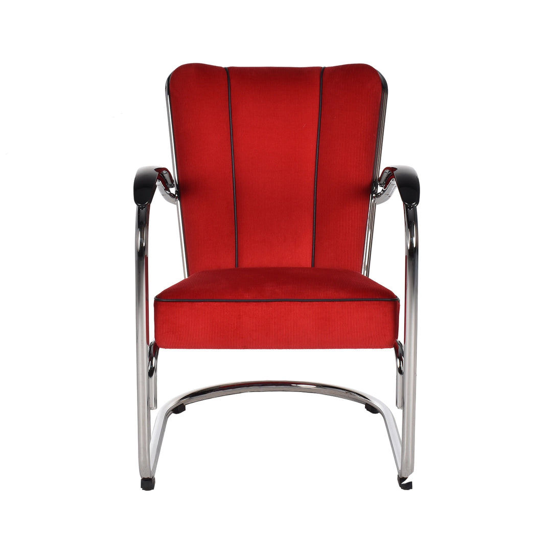 Gispen 412 fauteuil rood