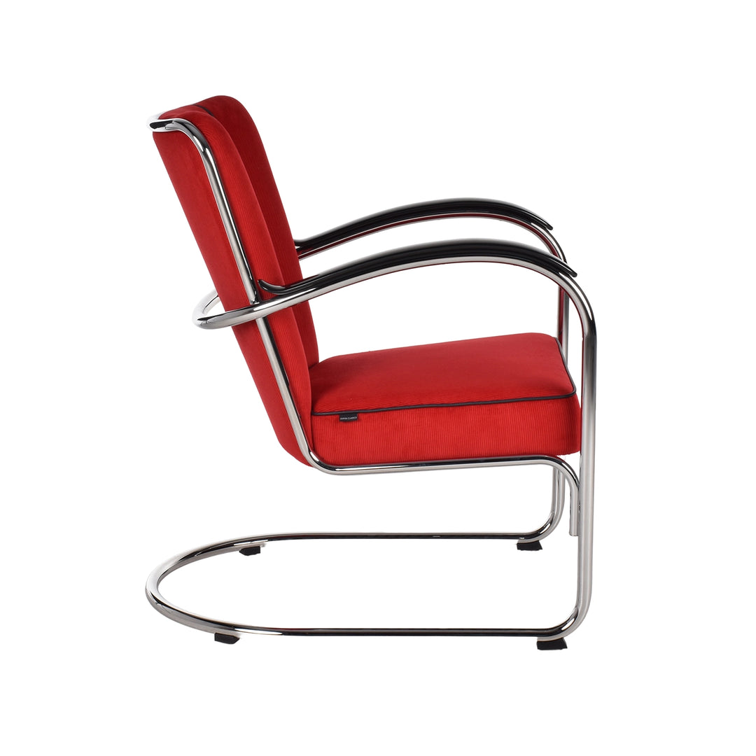 Gispen 412 fauteuil rood