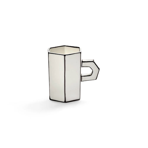 Annebet philips dubbele espresso kop wit