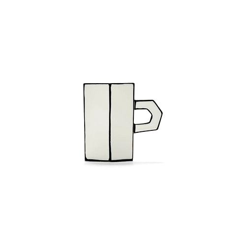 Annebet philips dubbele espresso kop wit