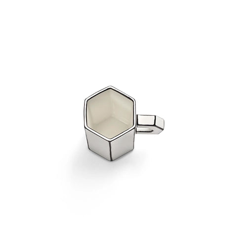 Annebet philips dubbele espresso kop wit
