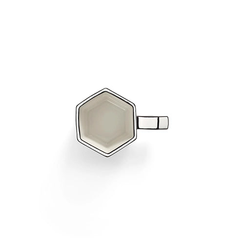 Annebet philips dubbele espresso kop wit