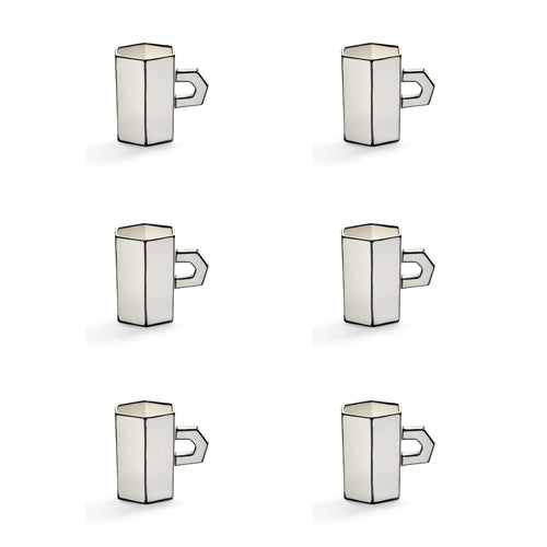 Annebet philips dubbele espresso kop wit