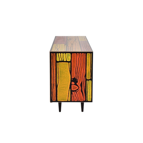 Wrongwoods kast roze/blauw
