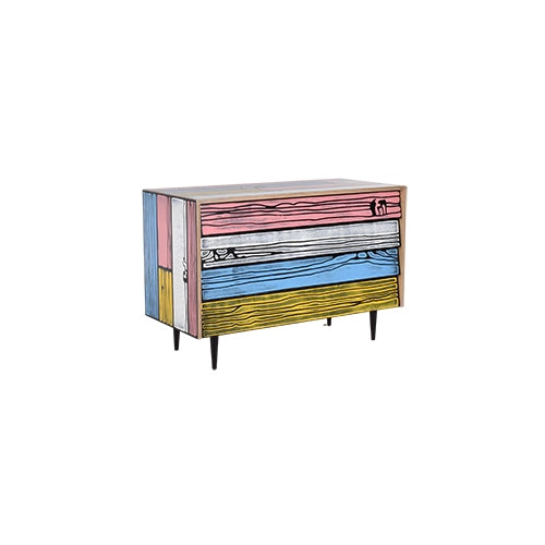 Wrongwoods ladekast roze