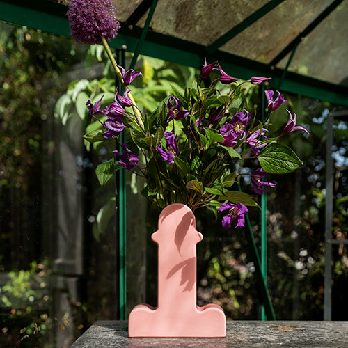 Ettorre Sottsass Shiva BD Barcelona vaas roze