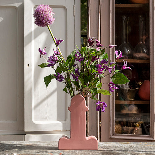 Ettorre Sottsass Shiva vaas roze BD Barcelona