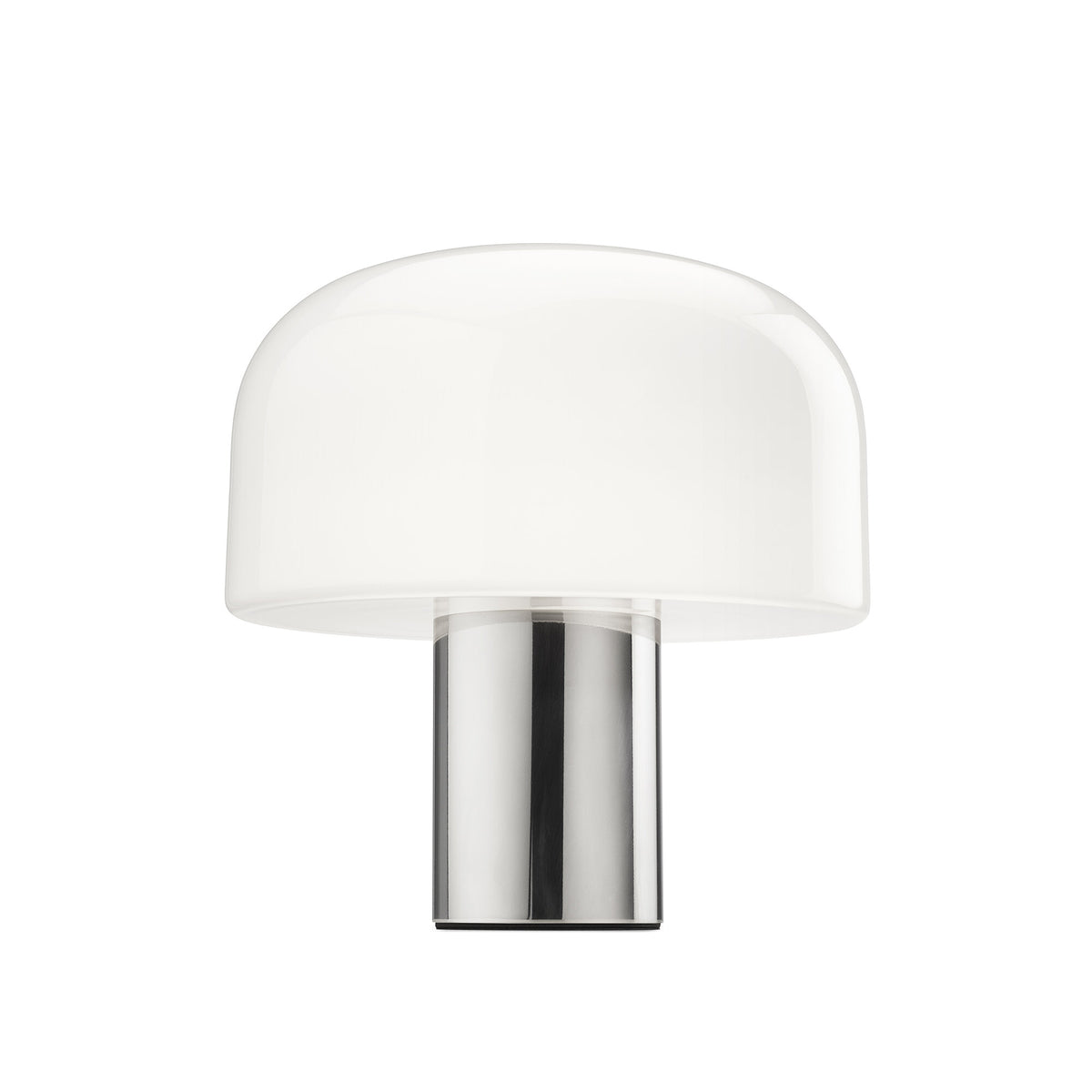 Flos Bellhop glass tafellamp aluminium