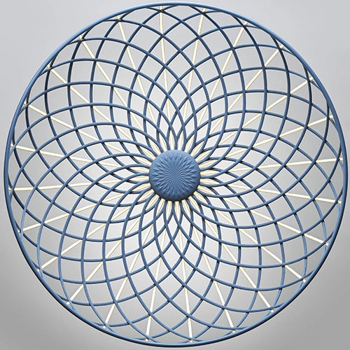 Flos Skynet motion vloerlamp blauw