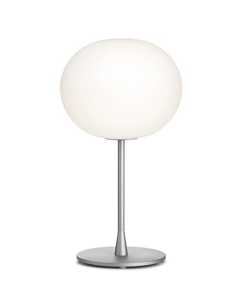 Flos Glo-Ball tafellamp zilver