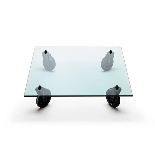 Fontana Arte Con Ruote glazen salontafel