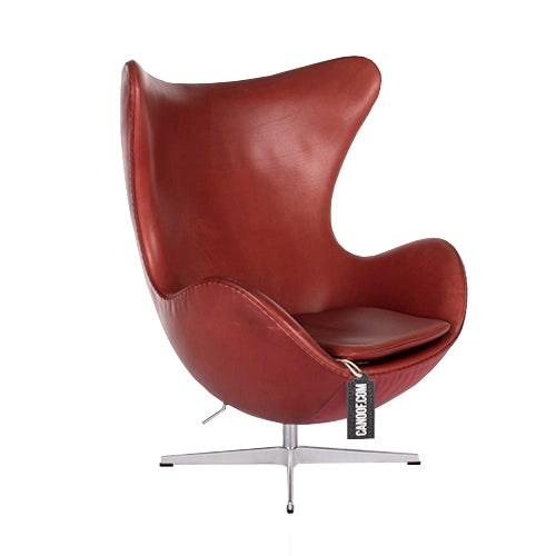 frits hanzen erg chair leder rood