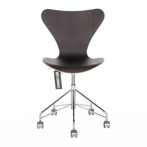 Fritz Hansen Vlinder bureaustoel eikenhout bruin