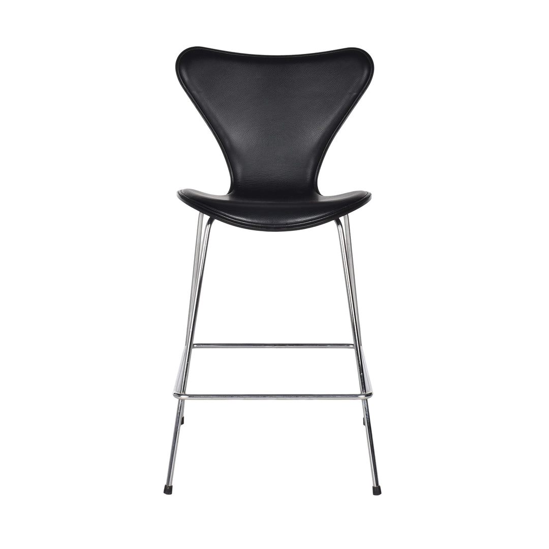 Fritz Hansen vlinder barkruk zwart leder 