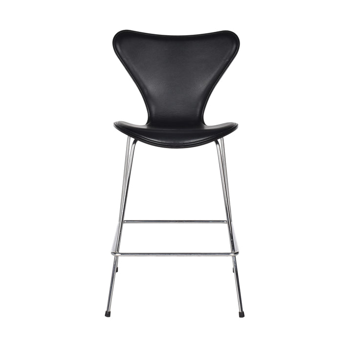 Fritz Hansen vlinder barkruk zwart leder 